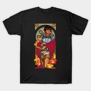 Art Nouveau of a Beautiful Warrior T-Shirt